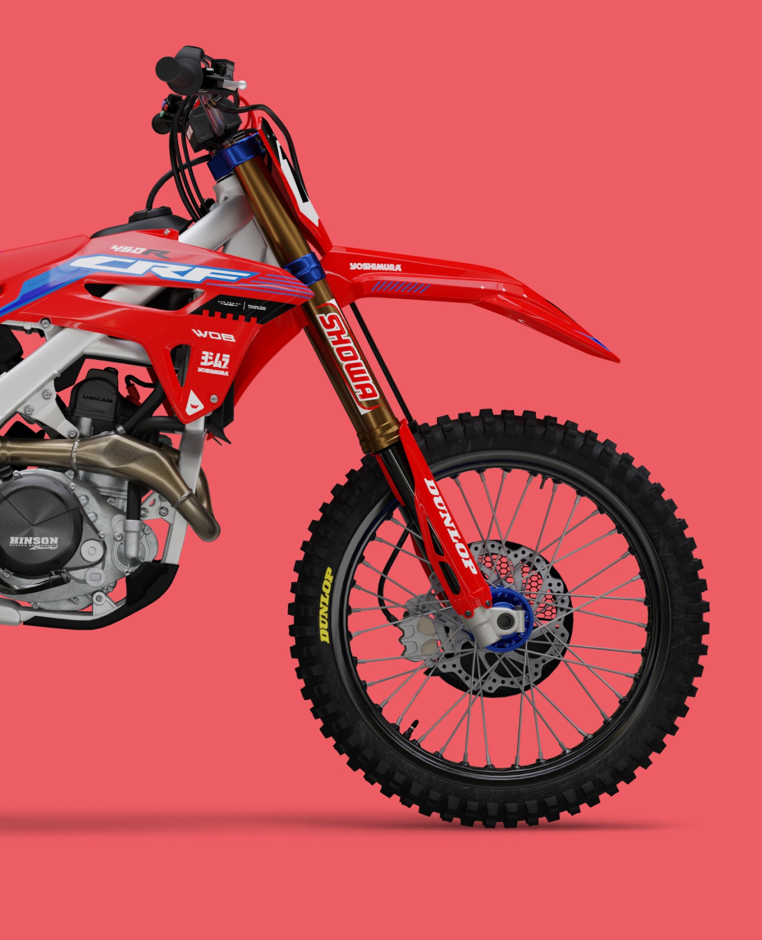 Adesivi Cerchi Motard Bicolore - Grafiche Motocross MX Graphics Adesivi  Personalizzati - Effetti Racing